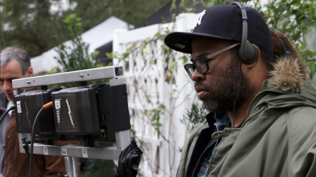 Jordan Peele on the set of 'Get Out' (Credit: Universal Pictures)