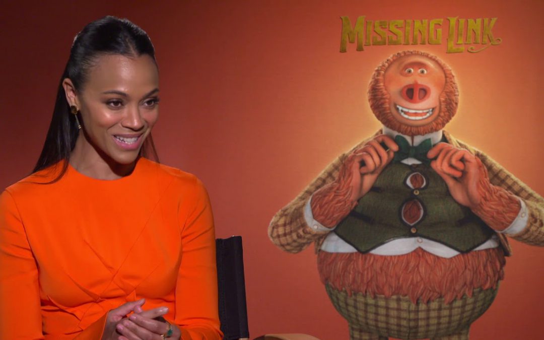 Zoe Saldana – ‘Missing Link’ Interview with Atom Tickets