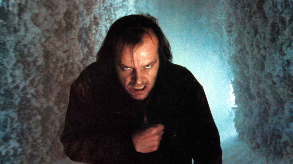 Jack Nicholson as Jack Torrance in Stanley Kubrick's adaptation of Stephen King's 'The Shining'