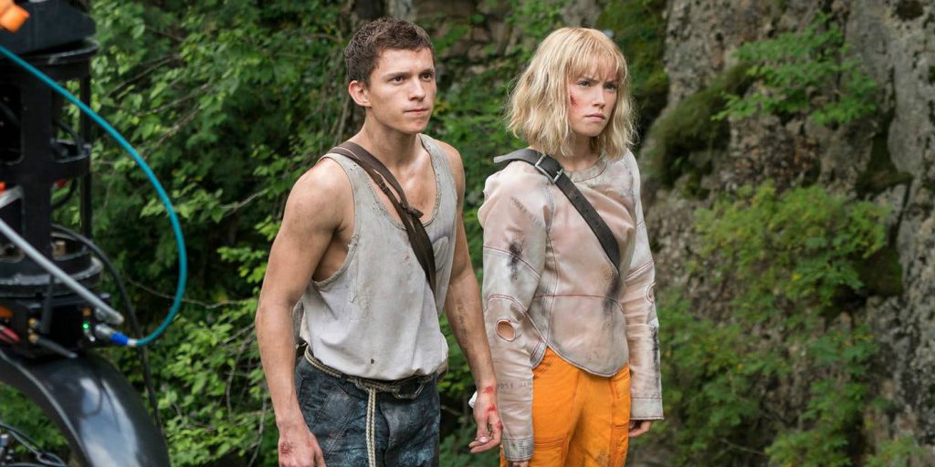 Tom Holland and Daisy Ridley in 'Chaos Walking'
